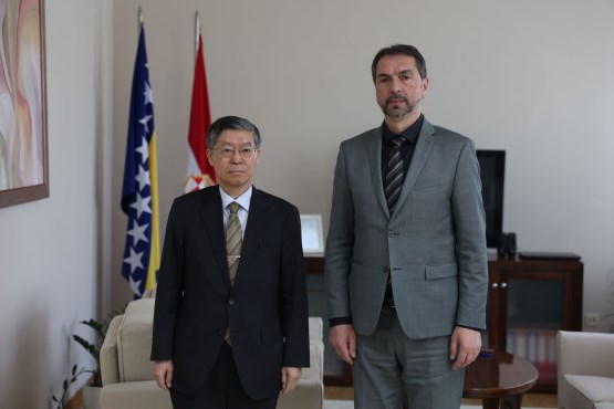 Zamjenik predsjedavajućeg Predstavničkog doma PSBiH Marinko Čavara primio u nastupnu posjetu ambasadora Japana u BiH